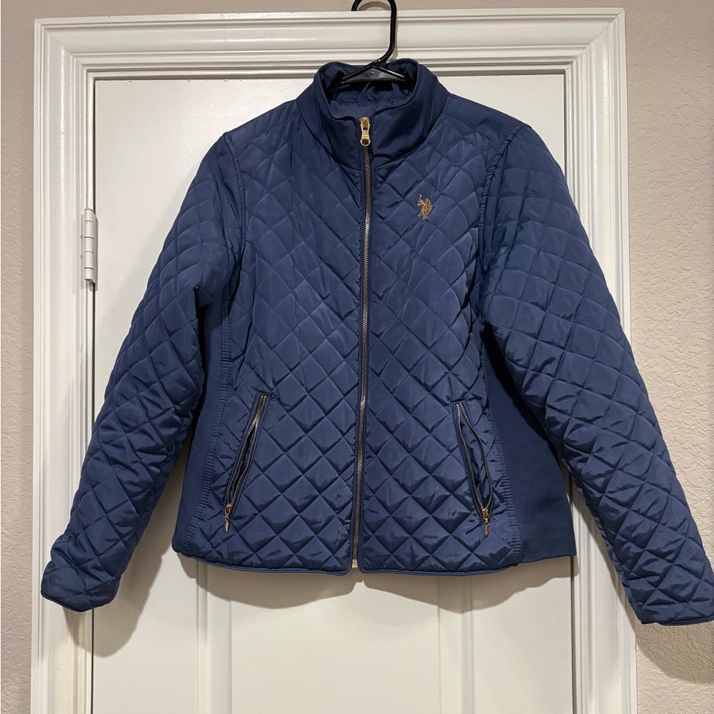 US Polo Assn. Blue Winter Coat Men’s Size Medium